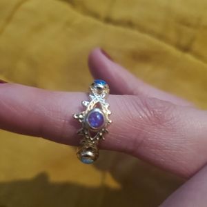 Kendra Scott Gold and Blue Ring
